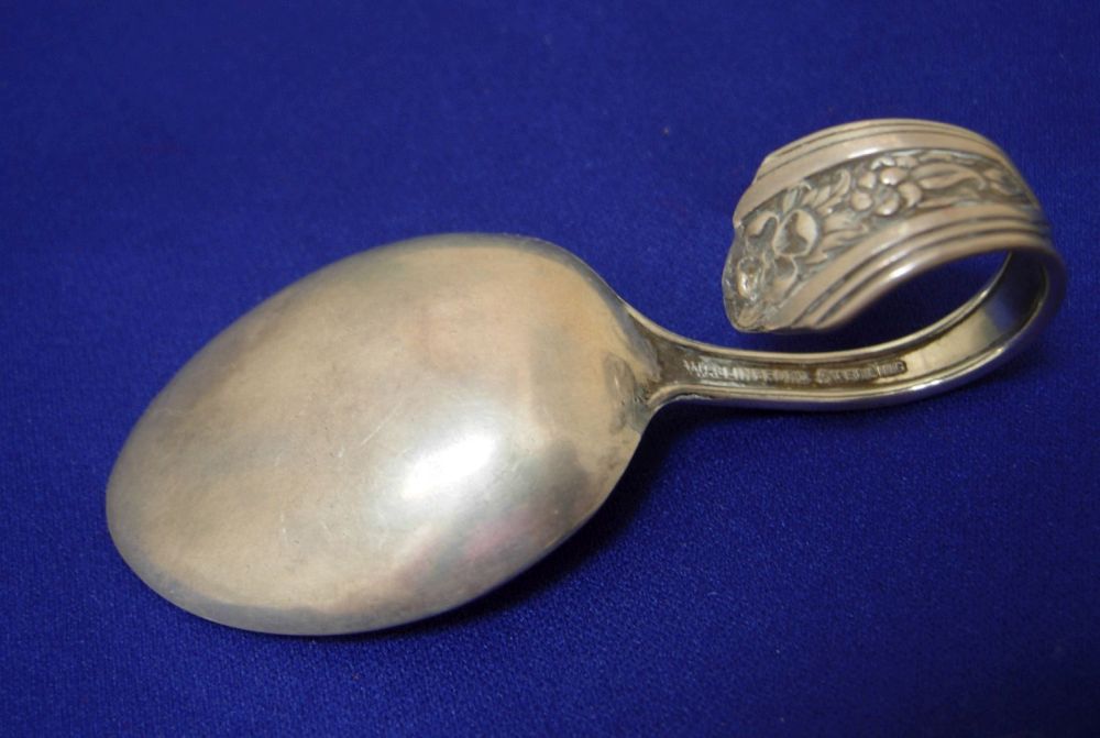 Sterling Silver Long Handle Baby Spoon